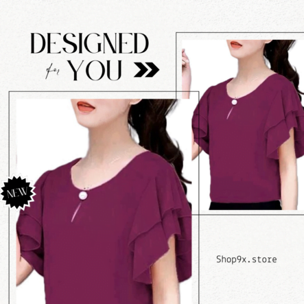 Stylish-and-Latest-Womens-T-shirt-maroon