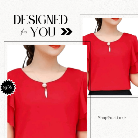 Stylish-and-Latest-Womens-T-shirt-red