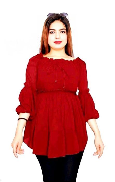 Ananya-Fashionable-Women-Tops-red