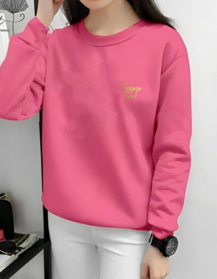 Super-Girl-Winter-Sweet-Tshirt-pink