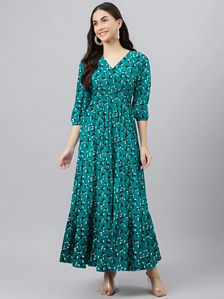 Rayon Long Dress