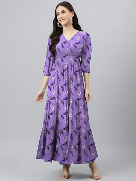 Rayon Long Dress