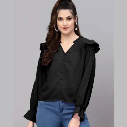 Georgette Ruffled Top