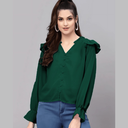 Georgette Ruffled Top