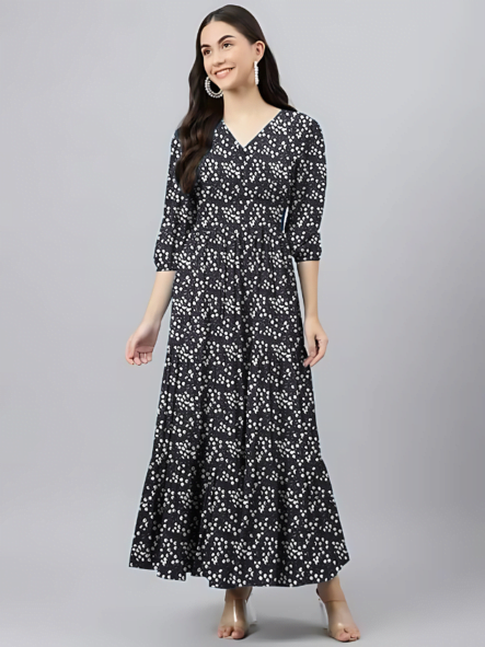 Rayon Long Dress