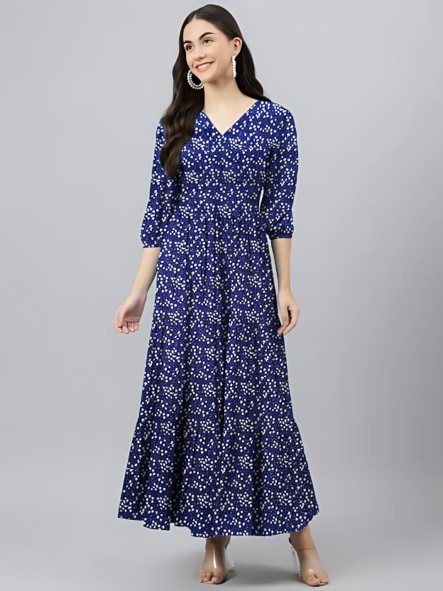 Rayon Long Dress