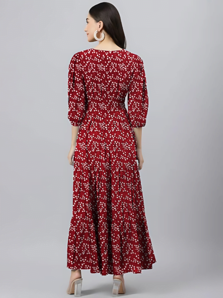 Rayon Long Dress