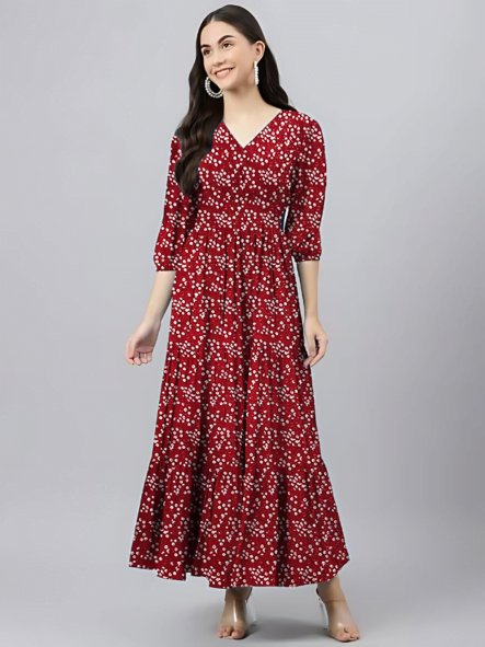 Rayon Long Dress