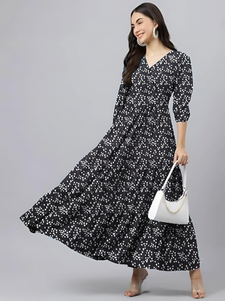 Rayon Long Dress