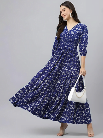 Rayon Long Dress