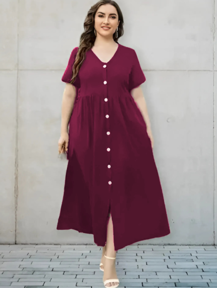 Trendy Solid Dress