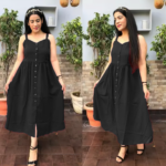 Solid Sleeveless Dress