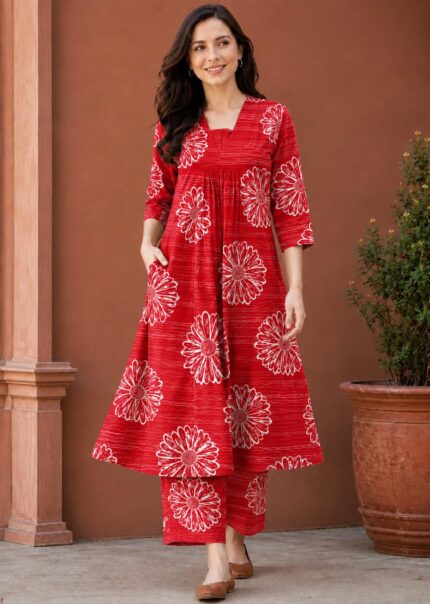 Printed Long Set