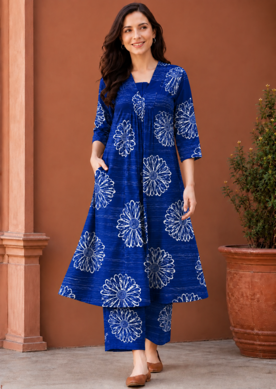 Printed Long Set