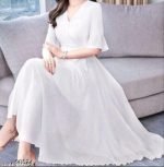 Araban Women's Dress White