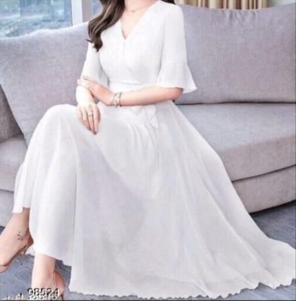 Araban Women's Dress White