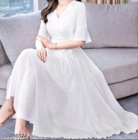 Araban Women's Dress White