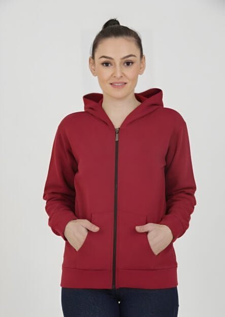 Anamika-Womens-Zipper-Hoodies-red