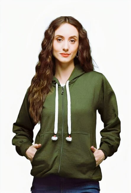 Tanishka-Womens-Zeepar-Hoodie-green