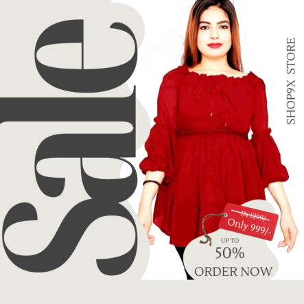 Ananya-Fashionable-Women-Tops-red