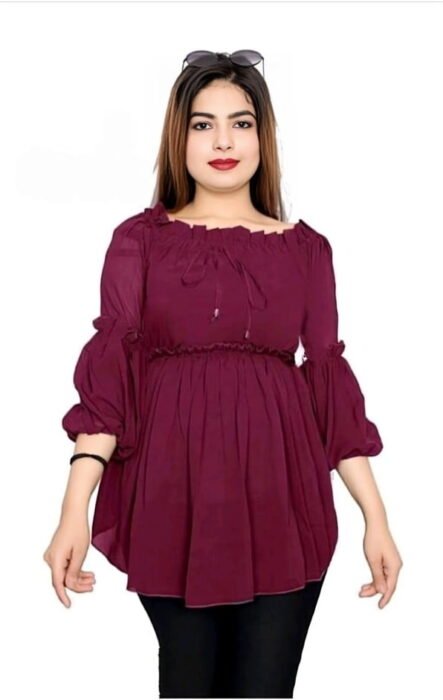 Ananya-Fashionable-Women-Tops-wine