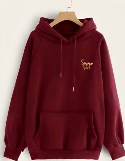 Super-Girl-Winter-Hoodies-red