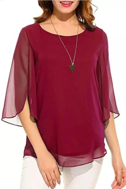 Mahi-Womens-Tops-maroon