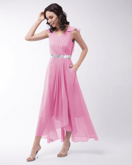 Georgette Long Dress