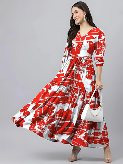 Rayon Long Dress