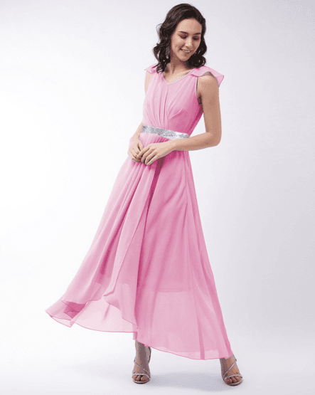 Georgette Long Dress