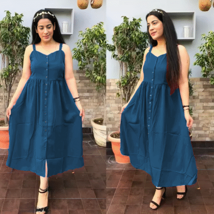 Solid Sleeveless Dress